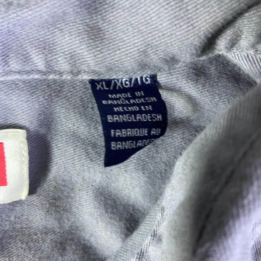 Wrangler Denim Shirt Adult XLarge XL Grey Rodeo Western Cowboy Horse Ranch Mens - Picture 4 of 10